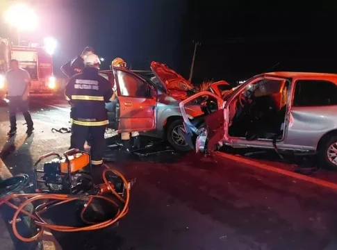 Morre segunda vítima de acidente de colisão frontal na BR-267