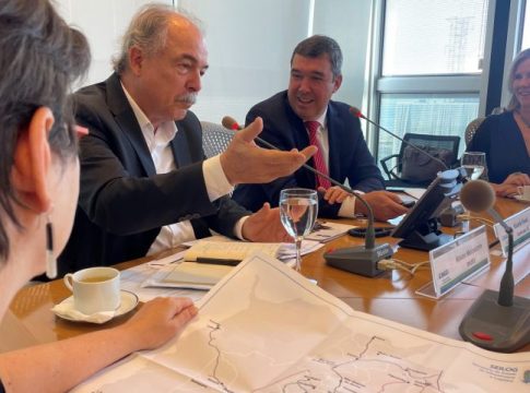 Em reunião no BNDES, governador de MS avança em pacote de obras, concessões e fundo para o Pantanal