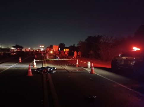 Morto na BR-163 foi atropelado duas vezes e motociclista que provocou acidente estava bêbado