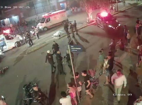Motorista de S10 que atropelou três e matou motociclista na Capital estava bêbado