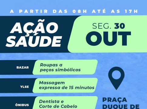 Município de Guaíra realiza hoje a Ação Saúde