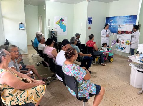 Guaíra realiza ação de Hiperdia e palestras na USF Jardim Zeballos