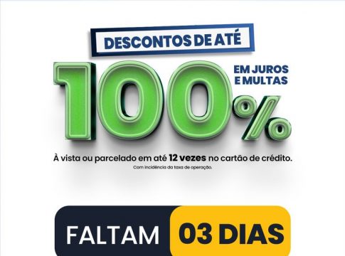 Restam apenas 3 dias para o fim do REFIG