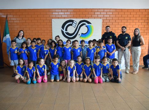 Secretaria de Educação de Iguatemi e Polícia Rodoviária realizam encerramento do projeto, Educar PRF 2023