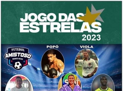 Jogo das Estrelas com ex -jogadores acontece neste final de semana em Mundo Novo