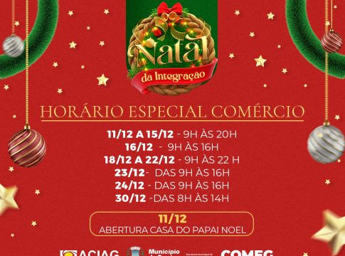 O Natal da Integração de 2023 em Guaíra já começou