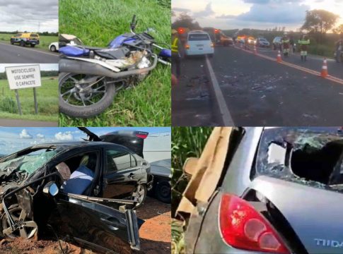 Em 48 horas, seis pessoas morrem em acidentes nas estradas de Mato Grosso do Sul