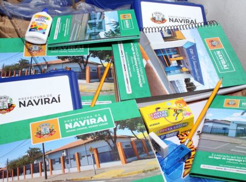 Prefeitura de Naviraí adquire 6.400 kits escolares para atender os estudantes da Rede Municipal