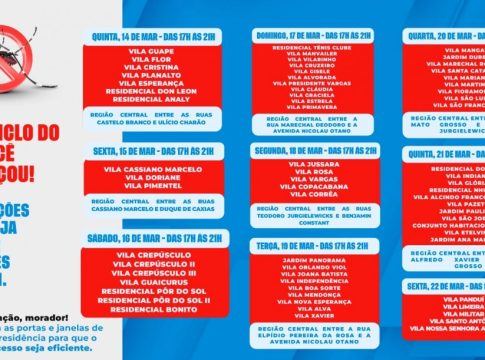 Prefeitura de Amambai inicia quarto ciclo do Fumacê e ressalta importância do apoio da população