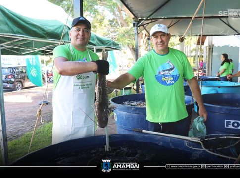 Prefeitura de Amambai e Associação de Piscicultores realizam abertura da 21ª Feira do Peixe Vivo