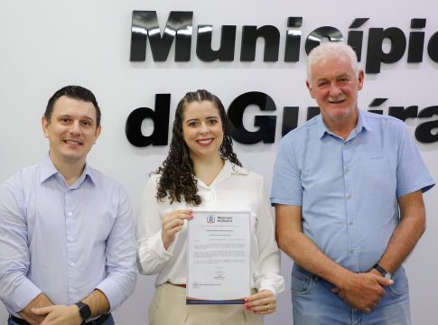 Município de Guaíra realizou ato de posse para 3 novos servidores