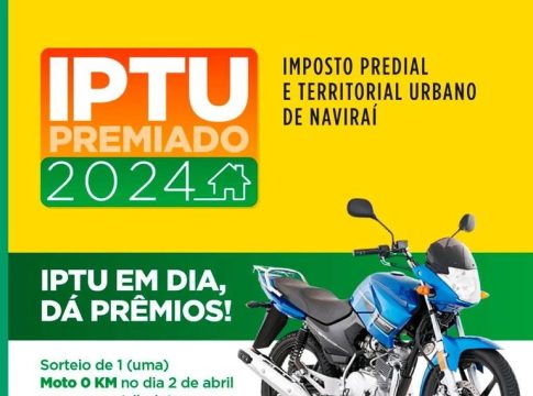 IPTU Premiado Naviraí 2024