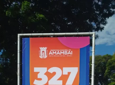 Prefeitura de Amambai comemora a marca de 327 obras executadas ou em andamento