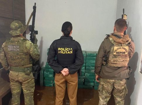 Polícia localiza casa que escondia 1,4 toneladas de drogas em Guaíra