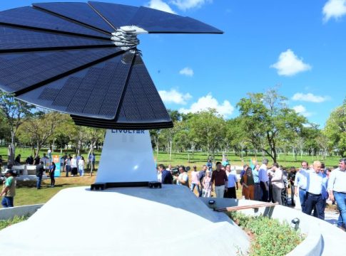 Flor Solar: Governo inaugura mini usina fotovoltaica dentro do Parque das Nações Indígenas