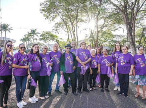 Caminhada Junho Violeta Mobiliza População de Guaíra Contra a Violência aos Idosos