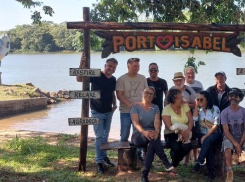 Porto Isabel, em Mundo Novo, recebeu portal turístico e município valoriza local pioneiro de entrada