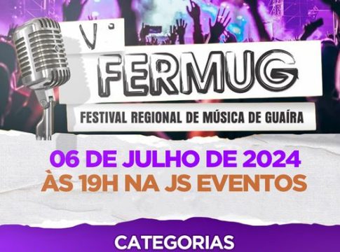 Vº Festival de Música de Guaíra – FERMUG 2024