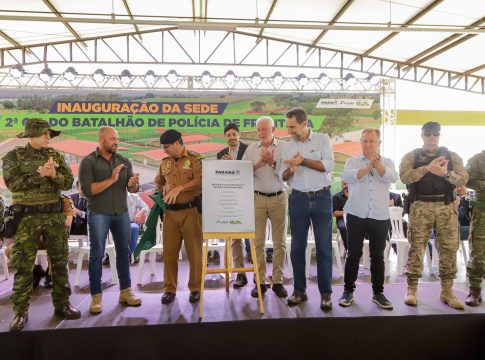 Reforço na fronteira: Estado inaugura sede da 2ª Companhia do BPFron, em Guaíra