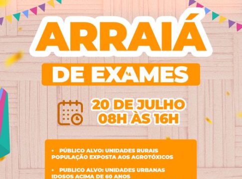 Campanha de Saúde: Arraiá de Exames em Guaíra