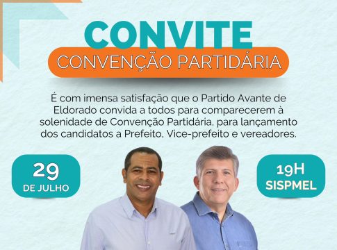 ELDORADO: Avante e Podemos fazem convenções hoje em apoio a Fabiana