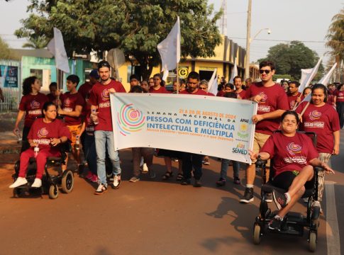 Apae de Mundo Novo deu início a Semana Nacional da Pessoa com Deficiência Intelectual e Múltipla