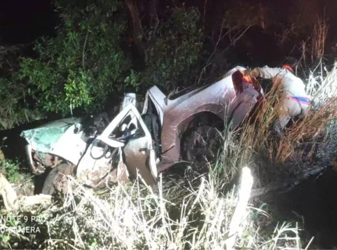 Acidente deixa um morto e outro gravemente ferido na BR-262 em MS