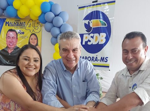JAPORÃ: Riedel, Paulão e Paulo Corrêa anunciam asfalto em estrada secundária