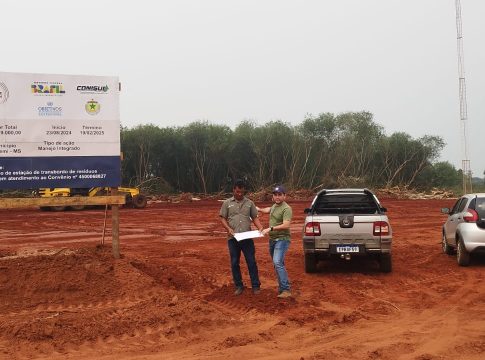 Iguatemi inicia obra da Estação de Transbordo de Resíduos Sólidos