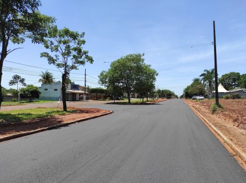 Ação do senador Nelsinho garantiu nova etapa de asfalto na Otaviano Corrêa