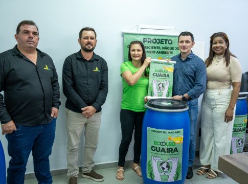 Município Realizou o Lançamento dos Projetos “Bio Óleo” e “Papa Pilha”