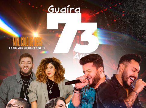 Guaíra se prepara para celebrar 73 anos com shows imperdíveis e programação especial