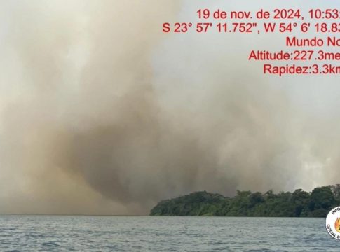 Incêndio no Parque de Ilha Grande segue avançando, diz ICMBio