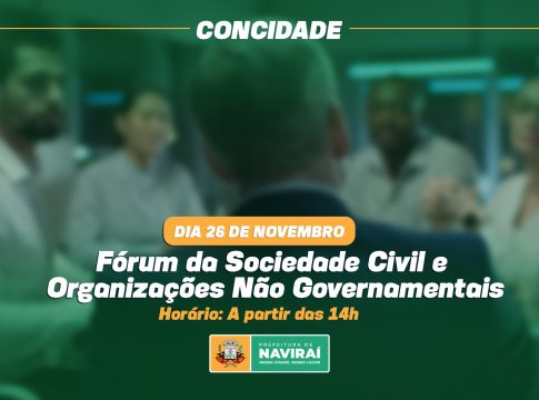 CONCIDADE convoca entidades sindicais para Fórum da Sociedade Civil e Organizações Não Governamentais