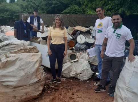 Epidemiologia aponta evolução na organização de materiais reciclados em Mundo Novo