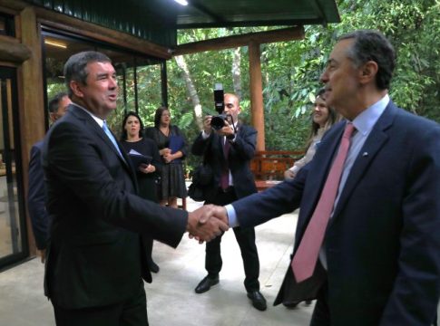 Governo de MS reforça harmonia entre poderes em visita institucional do presidente e do vice do STF