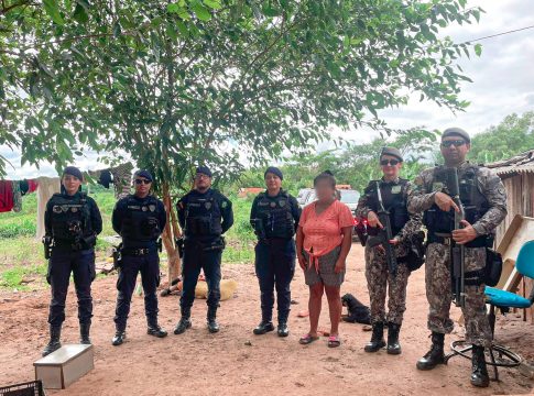Patrulha Maria da Penha e Força Nacional realizam visitas preventivas em áreas de ocupação indígenas em Guaíra