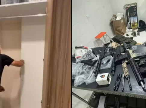 Polícia prende CAC que possuía 152 armas escondidas em bunker em sua casa