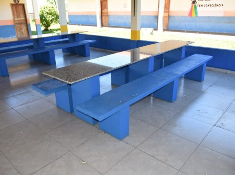 Obras do refeitório da Escola João Paulo I, no Assentamento Rancho Loma estão em fase final