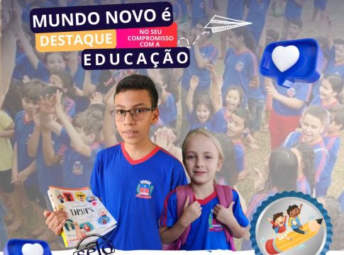 Mundo Novo é Selo Prata em Alfabetização