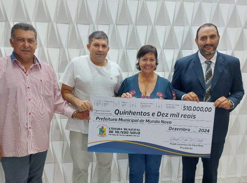 MUNDO NOVO: Paulão devolve mais R$ 510 mil para prefeitura