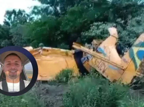 Piloto morto em acidente de avião se preparava para pousar