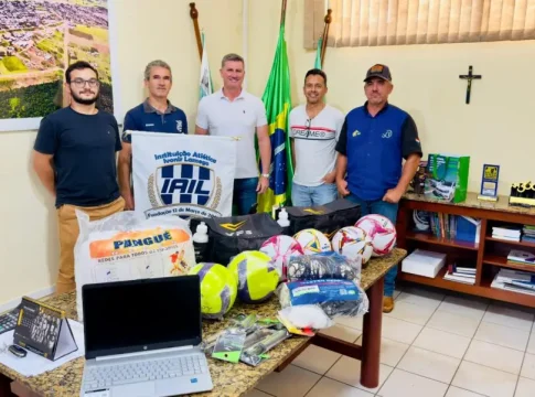 Prefeitura de Sete Quedas apresentam novos materiais esportivos