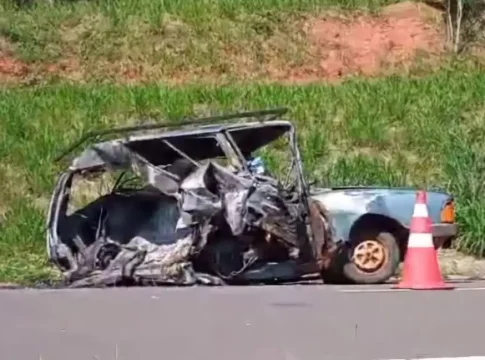 Colisão e incêndio matam dois sul-mato-grossenses em rodovia de São Paulo