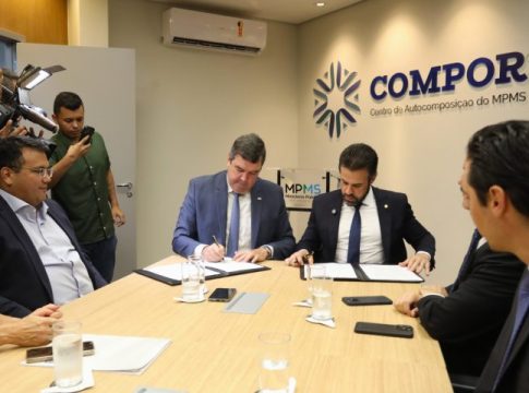 Para construir hospital em Corumbá, Governo de MS formaliza acordo com o MP e prefeitura