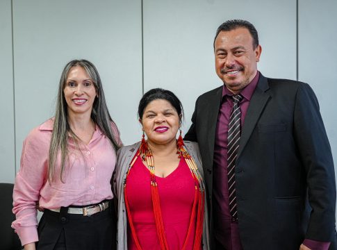 Ministra dos Povos Indígenas recebe comitiva de Japorã