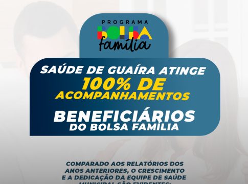 Município de Guaíra atinge 100% de Acompanhamento dos Beneficiários na Saúde