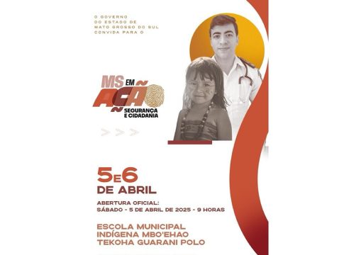 Japorã recebe o programa “MS em Ação – Segurança e Cidadania” nos dias 5 e 6 de abril