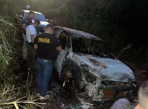 Engenheiro some e caminhonete dele é encontrada queimada no Paraguai