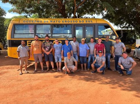 Prefeitura de Iguatemi realiza vistoria na frota do transporte escolar para garantir segurança dos alunos